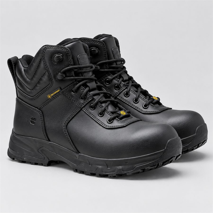 Steel toe-cap safety boots