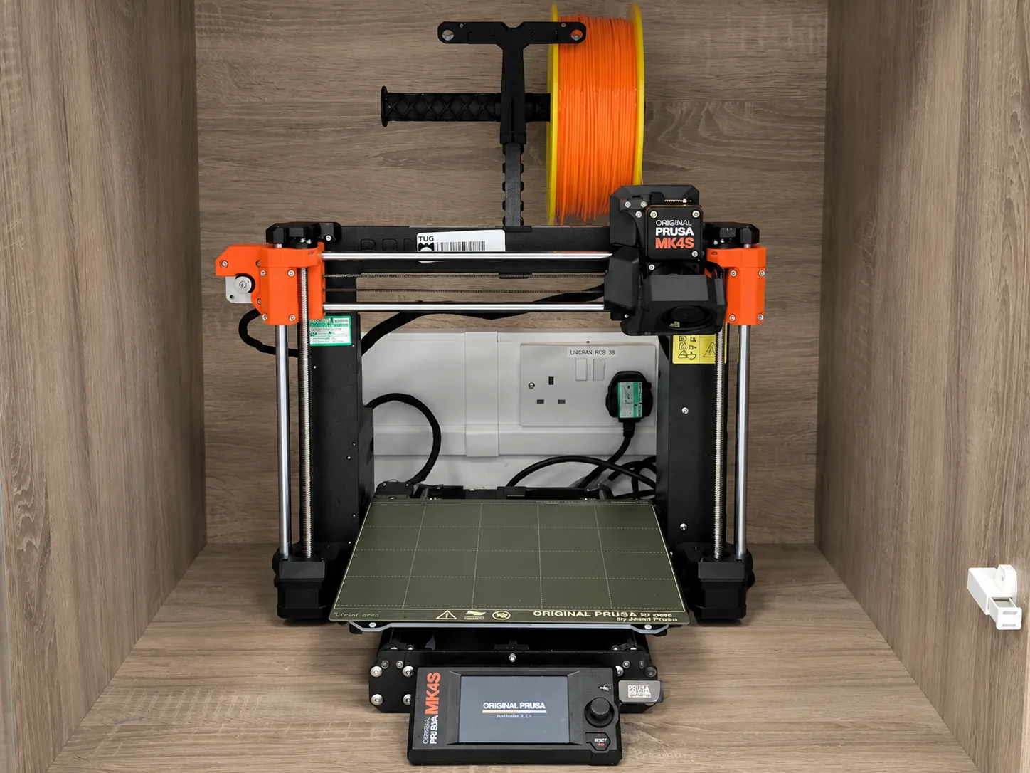 A Prusa MK4 3D printer at the Maker Station
