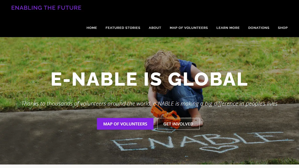 Enabling the Future website preview