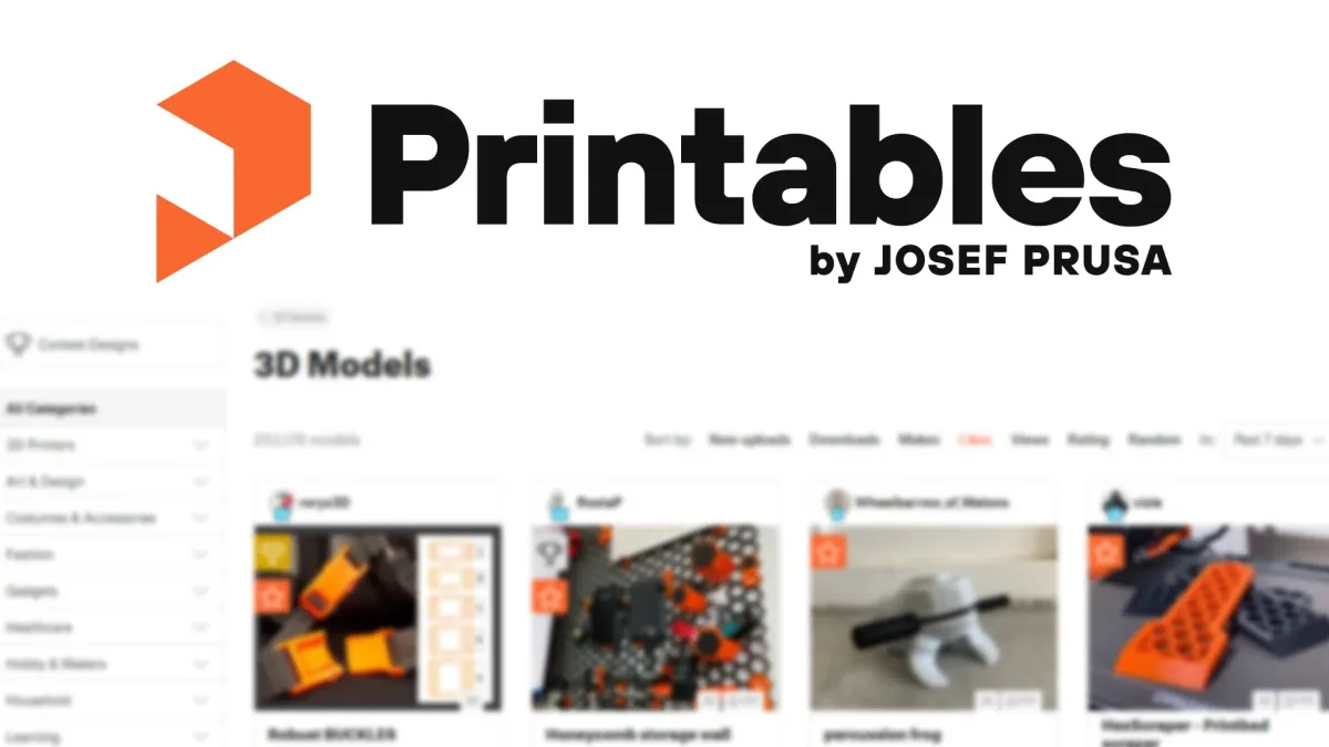 Printables website preview