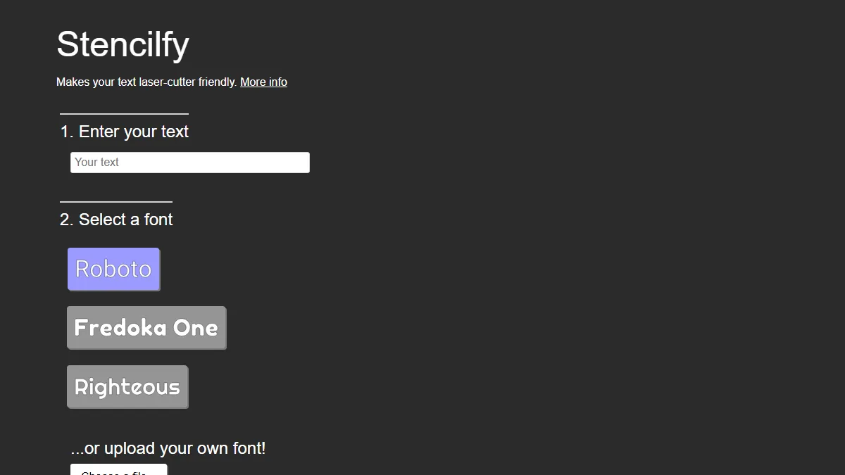 Stencilfy website preview